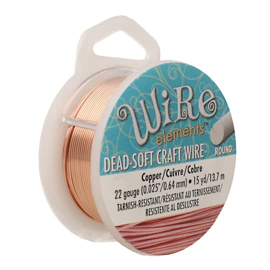The Beadsmith&#xAE; Wire Elements&#x2122; 22 Gauge Tarnish Resistant Soft Temper Wire, 15yd.